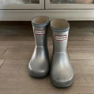 Toddler Hunter boots in Silver